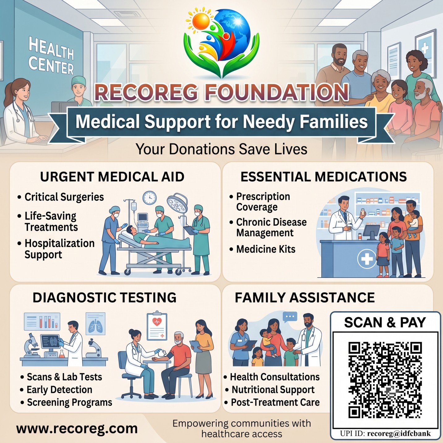 Medical Support for Needy Families